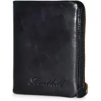 Benthill Kleine Geldbörse Echt Leder - Damen Geldbeutel mit RFID Schutz - 6 Kartenfächer - Slim-Wallet inkl. Geschenkbox
