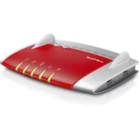 AVM FRITZ! Box 5490, 802.11g, Dual-Band (2,4 GHz/5 GHz), Ethernet/LAN, Grau, Rot, Tabletop-Router