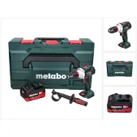 Metabo BS 18 LTX BL I Akku Bohrschrauber 18 V 130 Nm + 1x Akku 5,5 Ah + metaBOX - ohne Ladegerät