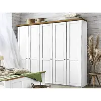 SANSIBAR Living Kleiderschrank SANSIBAR AALBORG BHT 250x216x58 cm weiß