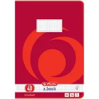Herlitz Schulheft X-Book, DIN A4, Lineatur 40
