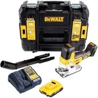 DeWalt DCS 335 D1 Akku Stichsäge 18V + 1x Akku 2,0 Ah + 1x Schnellladegerät in TSTAK