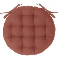 Atmosphera Okrągła poduszka na krzesło ROUND, Ø 38 cm, kolor pomarańczowy