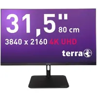 Wortmann AG LCD/LED 3295W PV 4K USB-C/DP/HDMI, 80 cm (31.5"), 3840 x 2160 Pixel, 4K Ultra HD, LCD, 5 ms, Schwarz