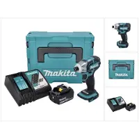 Makita DTS 141 RM1J Akku Impulsschrauber 18 V 40 Nm 1/4" Brushless + 1x Akku 4,0 Ah + Ladegerät + Makpac