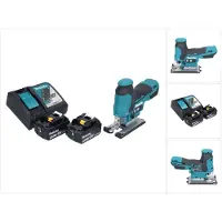 Makita DJV 185 RT Akku Pendelhubstichsäge 18 V Brushless + 2x Akku 5,0 Ah + Ladegerät