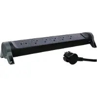 Legrand Przedłużacz 6x2PZ 1,5m czarny