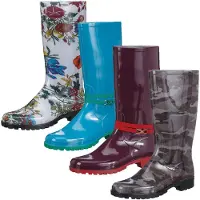 Spirale Gummistiefel New Fashion, Farbe:rot, Größe:38