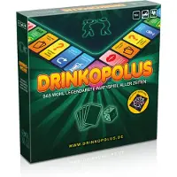 Gomazing Brettspiel - Drinkopolus Partyspiel für Erwachsene inkl. Spiel "Theke"