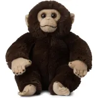 WWF - ECO Plüschtier - Wilde Tiere (15cm) lebensecht Kuscheltier Stofftier Plüschfigur Schimpanse