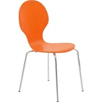 CLP Besucherstuhl Diego stapelbar orange