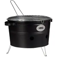 Ibergarden Grill mit Griffen und Beinen BBQ, 42 x 35 x 21 cm