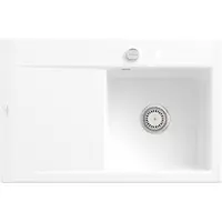 Villeroy & Boch Keramikspüle 334702KG, Subway Style 45 Einbauspüle inkl.