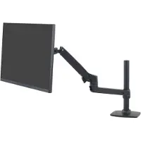 Ergotron LX Series LX DESK MOUNT LCD MONITOR ARM TALL POLE, Klemme, 11,3 kg, 86,4 cm (34"), 100 x 100 mm, Höhenverstellung, Schwarz