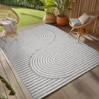 Teppium Carpetsale24 Outdoor Teppich Wetterfest & UV-beständig, ideal für Küche, Balkon, Terrasse, Garten, Wohnzimmer, Grösse: 280x370 cm