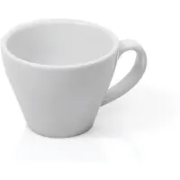 WAS Germany 6x Espresso doppio Tasse Obertasse Italia 180 ml weiß, Porzellan, Doppelter Espresso