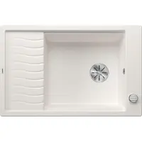 BLANCO ELON XL 6 S, SILGRANIT PuraDur, weiß, reversibel, mit Ablauffernbedienung, mit Zubehör