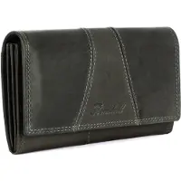 Benthill Portemonnaie Damen Leder - Hochwertige weiche Vintage EchtLeder Damen Geldbörse mit RFID Schutz - Grosse Damenbörse lang - Frauen Portmonee inkl. Geschenkbox