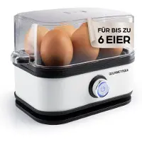 DS Produkte GOURMETmaxx Design-Eierkocher für 6 Eier mit Messbecher & Eierstecher - kompakt
