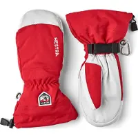 Hestra Army Leather Heli Ski, Skifäustlinge, rot