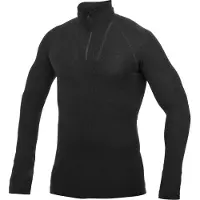 Woolpower Skipullover Zip Turtleneck Lite Schwarz-XXL