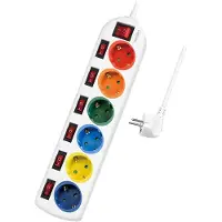 Logilink LPS259, 1,5 m, Drinnen, Typ F, Type F (CEE 7/4), IP20, 1,5 mm²