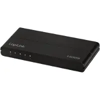 Logilink HD0037, HDMI, 4x HDMI, Schwarz, Acrylnitril-Butadien-Styrol (ABS), 600 MHz, DTS, DTS-HD Master Audio, Dolby Digital, Dolby TrueHD
