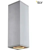 SLV Theo Up/Down QPAR51 Wandleuchte Alu-Gebürstet 1000329
