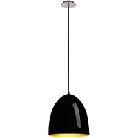 SLV 133060 PARA CONE 30 Pendelleuchte rund schwarz gold E27 max. 60W
