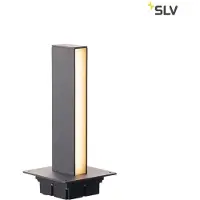 SLV LED-Außenlaterne H-Pol 1x8W - 3000K - 36cm Anthrazit