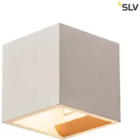 SLV Solid Cube Wandleuchte QT14 Grau 1000910