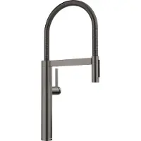 BLANCO CULINA-S II Küchenarmatur Wasserhahn Hochdruck satin dark steel Schlauchbrause - inkl.