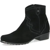 Caprice Damen Elegante Stiefelette Western 9-25306-43 Schwarz