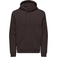 Only & Sons Kapuzenpullover in Mulch | Gr.: S