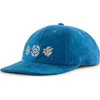Patagonia Kappe Corduroy Cap Unisex Kaleido Flowers: Shore Blue