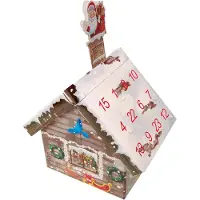 Krebs Christbaumschmuck Glas Adventskalender Adventshaus 4-5 cm 24 Anhänger