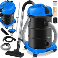 MASKO Industriestaubsauger Staubsauger 6IN1 Nass & Trockensauger Aschesauger 2300W mit Steckdose & Blasfunktion | Trocken & Nass-Saugen | Industrie-Sauger mit Beutel & beutellos nutzbar, inkl. Filter