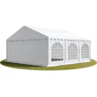 Sonstiges TOOLPORT Hochwertiges Zelt Partyzelt Festzelt 5x6 m PVC weiß wasserdicht