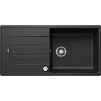 BLANCO Granitspüle "ZIA XL 6 S", schwarz, B:50cm H:19cm T:100cm, Verbundwerkstoff, Küchenspülen, Granitspüle, erhältlich in mehreren Farben