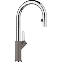 BLANCO CARENA-S Vario SILGRANIT-Look zweifarbig vulkangrau/chrom