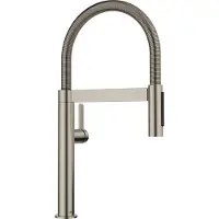 BLANCO Blancoculina-S II Mini Armatur Wasserhahn Satin Platinum - 527 703 Hochdruck - inkl.