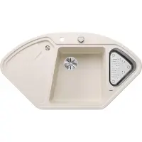 BLANCO Spüle DELTA II 1057 x 575 mm softweiß 527055