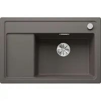 BLANCO Spüle ZENAR XL 6 S Compact 780 x 510 mm vulkangrau 527368 1 Spülbecken Mit Tropffläche Becken rechts