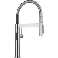 BLANCO CULINA-S II Mini Sensor Küchenarmatur Wasserhahn Hochdruck PVD steel Schlauchbrause - inkl.