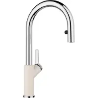 BLANCO Küchenarmatur CARENA-S VARIO chrom softweiß 526931