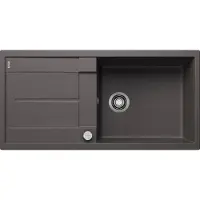 BLANCO METRA XL 6 S, Top-mount, Eckig, Grau, 100 cm, 50 cm, 19 cm