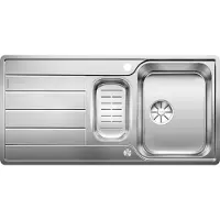BLANCO Spüle CLASSIMO 6 S-IF 1000 x 500 mm edelstahl bürstfinish 525329 1 Spülbecken Mit Tropffläche Becken rechts