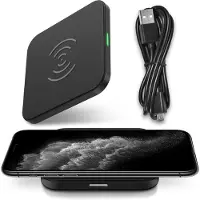 Naukita Qi Laden Ladegerät Wireless für Apple Samsung Huawei Google Sony Ladestation