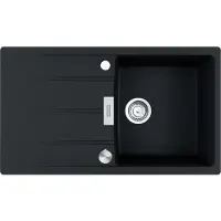 Franke Maris Centro Einbauspüle Fragranitspüle CNG 611-86 Onyx Drehknopf Edelstahl ab 50 cm 114.0682.458 - inkl.