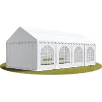 Sonstiges TOOLPORT Hochwertiges Zelt Partyzelt Festzelt 4x8 m PVC weiß wasserdicht
